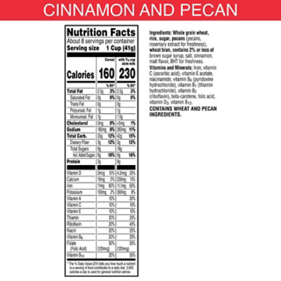 Kellogg's Special K Cereal Cinnamon Pecan 11.8oz - 11.8 OZ - Image 4