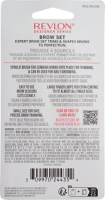Revlon Brow Shaping Scissors & Brush Set - Each - Image 4