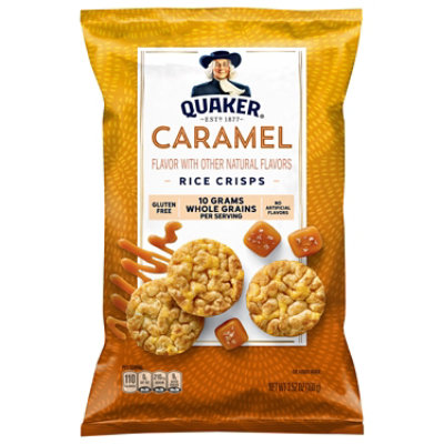 Quaker Rice Crisps Caramel 3.52oz - 3.52 OZ - Image 1