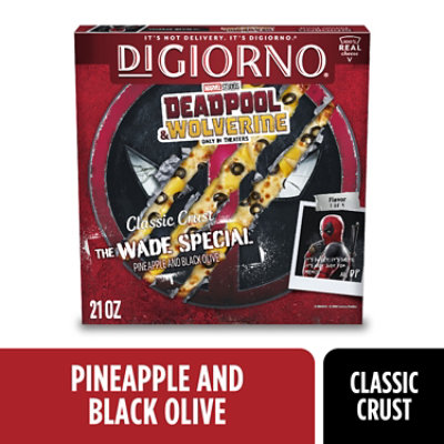 Digiorno Classic Crust Pineapple Black Olives Frozen Pizza Box - 21 Oz - Image 1