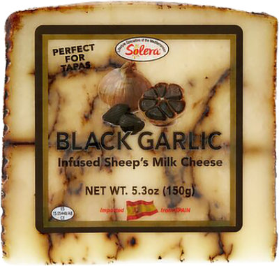 Solera Cheese Sheep Milk Black Garlic - 5.3 OZ - Image 1