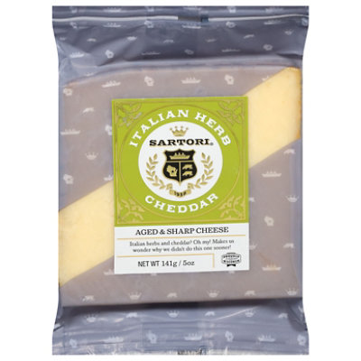 Sartori Cheddar Italian Herb Cheese - 5 OZ - Image 2