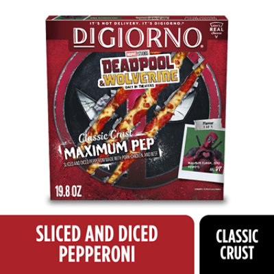 Digiorno Classic Crust Maximum Pepperoni Frozen Pizza Box - 19.8 Oz - Image 1