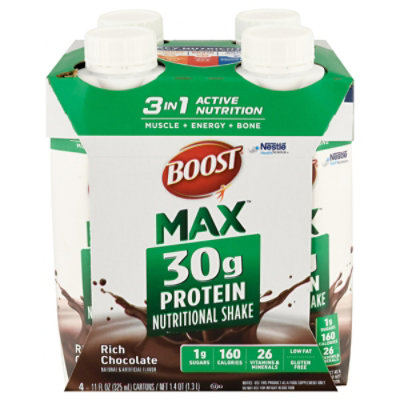 Boost Max Protein Chocolate Rtd - 4-11 FZ - Image 2