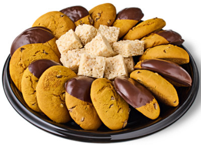 Crispy Bites W/pumpkin Choc Chip Cookies Platter - EA - Image 1