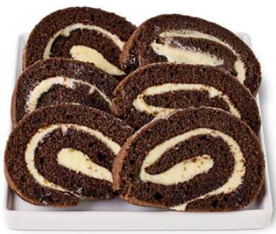 Chocolate Cake Roll Slice 6 Count - EA - Image 1