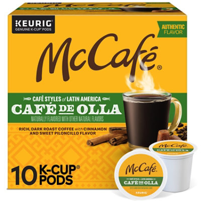 Mccafe Cafe Styles Of Latin America Cafe De Olla, Keurig Single Serve K-cup Coffee Pods 10 Count - 10 CT - Image 1