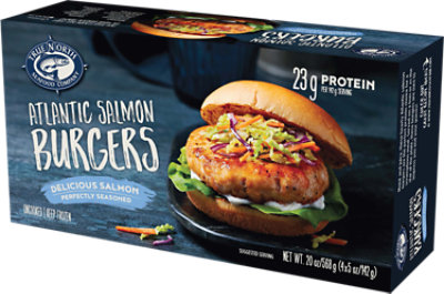 True North Salmon Burgers - 20 OZ - Image 1
