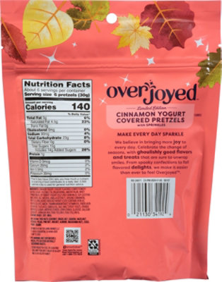 Overjoyed Yogurt Covered Cinnamon Pretzels with Sprinkles - 6 Oz - Image 5