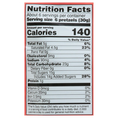 Overjoyed Yogurt Covered Cinnamon Pretzels with Sprinkles - 6 Oz - Image 3