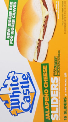 White Castle Jalapeno Cheeseburger Slider 16ct 29.28 Oz - 29.28OZ - Image 5