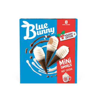 Blue Bunny Mini Swirls Hot Cocoa Cones, 8pk - 8 CT
