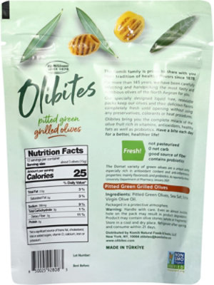 Olibites Grilled Green Pitted Olives - 6 OZ - Image 5