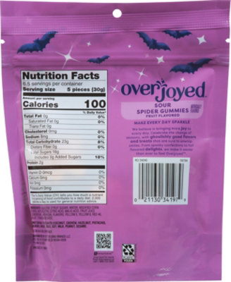 Overjoyed Spider Gummies  - 7 OZ - Image 5