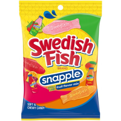 Swedish Fish Snapple Soft & Chewy Candy - 8.04 Oz - Image 1