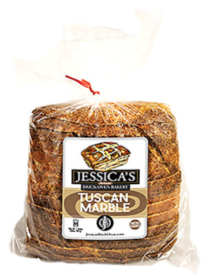 Jessicas Tuscan Marble Rye Bread - 20 OZ - Image 1