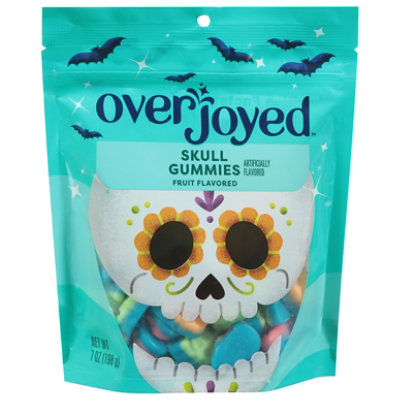 Overjoyed Fruit Flavored Skull Gummies - 7 Oz - Image 2