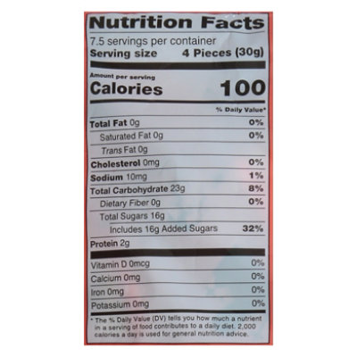 Overjoyed Sour Vampire Fang Strawberry Flavor Gummies - 30 Each - Image 3