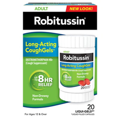 Robitussin L-a Cough Gel - 20 CT - Image 2