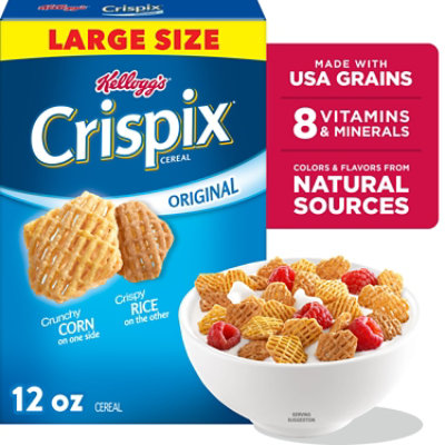 Kellogg's Crispix Original Fat Free Breakfast Cereal - 12 Oz