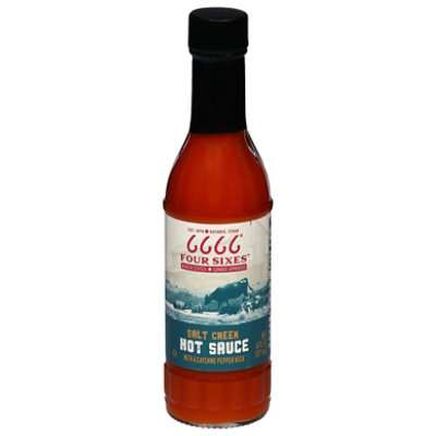 Four Sixes Salt Creek Hot Sauce 6oz Bottle - 6 OZ - Image 3