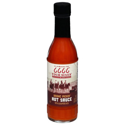 Four Sixes Bronc Pickin Hot Sauce 6oz - 6 OZ - Image 3