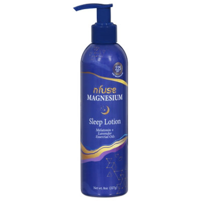 Nfuse Sleep Magnesium Lotin Melatonin & Lavender - 8 OZ - Image 3