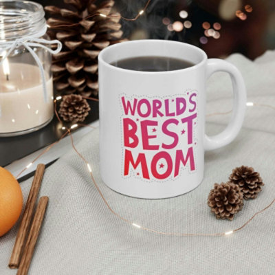 Onetify - World's Best Mom Mug - 1 Pack - Image 1