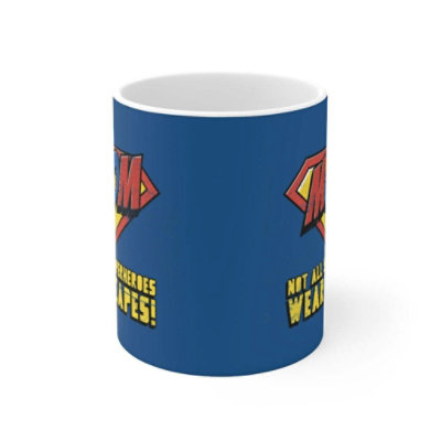 Onetify - Mom Super Hero Theme Mug 11oz - Image 3