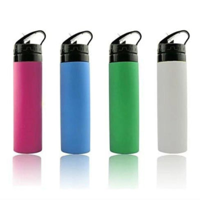 VistaShops - SILLYMATE Silicon Squeeze N Sip Waterbottle - White - 1 Pack - Image 1