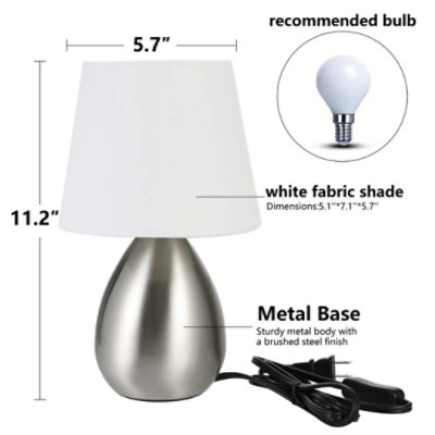 Surise - Teamo Mini twins 11'' table lamp set (set of 2) - 1 Pack - Image 3