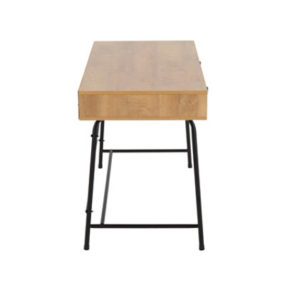 Yeah Depot - Casper Industrial Desk in Black Steel and Brown Wood by LumiSource - 1 Pack - Image 2