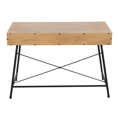 Yeah Depot - Casper Industrial Desk in Black Steel and Brown Wood by LumiSource - 1 Pack - Image 4