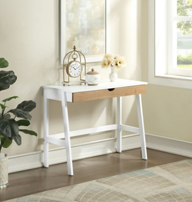 Yeah Depot - Hilton Desk In White/Natural - 1 Pack - Image 1