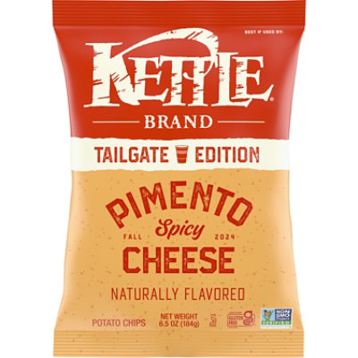 Kettle Brand Spicy Pimento Cheese Flavored Potato Chips - 6.5 Oz - Image 1