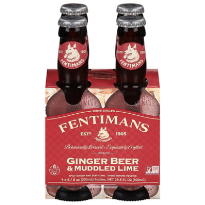 Fentimans Ginger Beer & Muddled Lime 4-6.76fz - 4-6.76 FZ - Image 3