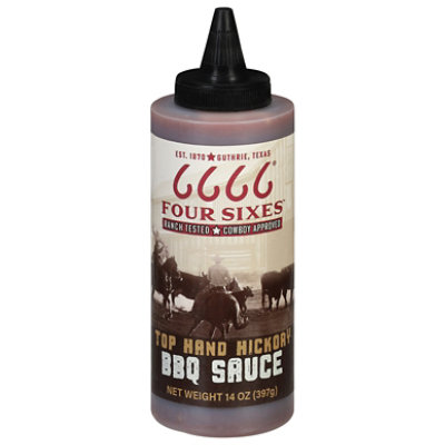 Four Sizes Top Hand Hickory Bbq Sauce 16oz Bottle - 16 OZ - Image 1