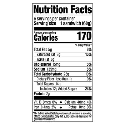 Kemps Pink Peppermint Ice Cream Sandwiches 6 Pack - 21 FZ - Image 2