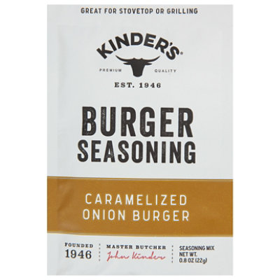 Kinder's Caramelized Onion Burger - 0.8 OZ - Image 3