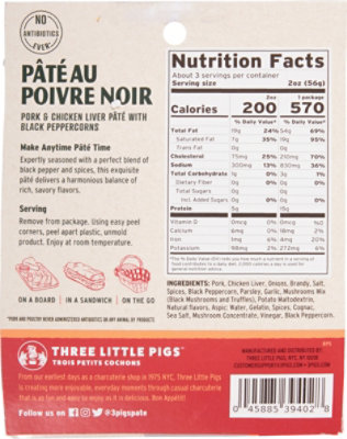 Three Little Pigs Pate Au Poivre Noir - 5.5 OZ - Image 6