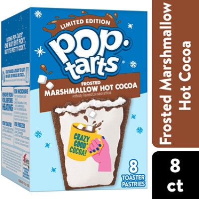 Pop-Tarts Toaster Pastries Frosted Marshmallow Hot Cocoa Breakfast Foods 8 Count - 13.5 Oz - Image 1
