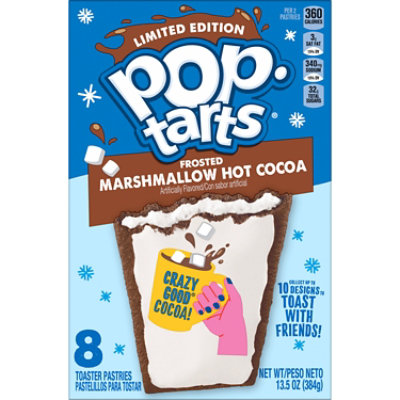 Pop-Tarts Toaster Pastries Frosted Marshmallow Hot Cocoa Breakfast Foods 8 Count - 13.5 Oz - Image 5