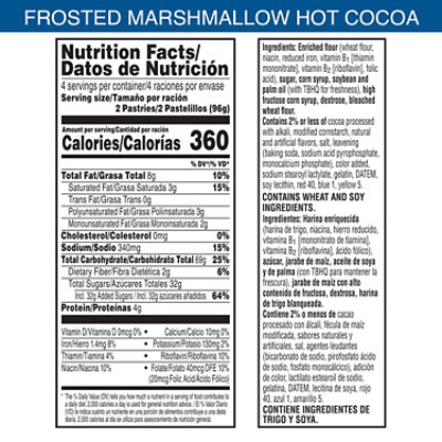 Pop-Tarts Toaster Pastries Frosted Marshmallow Hot Cocoa Breakfast Foods 8 Count - 13.5 Oz - Image 3