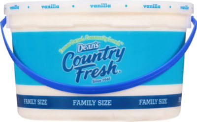 Deans Country Fresh Ice Cream Reduced Fat Vanilla 4 Quart Plastic Pail - 4 QT - Image 5