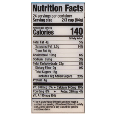 Deans Country Fresh Ice Cream Reduced Fat Vanilla 4 Quart Plastic Pail - 4 QT - Image 4