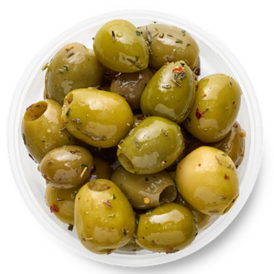 Delallo Gigante Pitted Olives - LB - Image 1