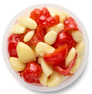 Delallo Fresh Garlic & Pepper Antipasto - LB - Image 1