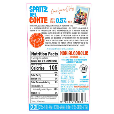 Spritz Del Conte Na 750 Ml Wine - 750 ML - Image 5