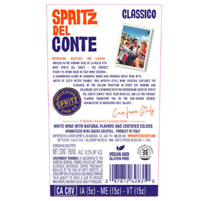 Spritz Del Conte 750 Ml Wine - 750 ML - Image 5