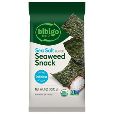 Bibigo Seaweed Snack Sea Salt - 0.35 OZ - Image 3